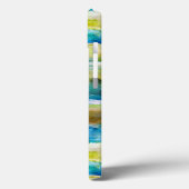 Coques Case-Mate iPhone Watercolor abstract green (Verso / Gauche)
