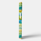 Coques Case-Mate iPhone Watercolor abstract green (Verso / Droite)