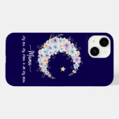 Coques Case-Mate iPhone Watercolor Floral Moon Mama (Verso (horizontal))