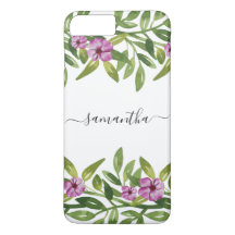 Watercolor garland manuscrit calligraphie florale