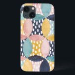 Coques Pour iPhone Watercolor Geometric Circles<br><div class="desc">Watercolor Geometric Circles Artist: Grace Popp</div>