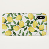 COQUES Case-Mate iPhone WATERCOLOR LEMONS (Dos (Horizontal))
