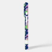 Coques Case-Mate iPhone Watercolor Seahorses Monogrammed  (Verso / Gauche)