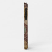 Coques Case-Mate iPhone Watercolor Seashell Nautical Bois Personnalisé (Dos/Gauche)