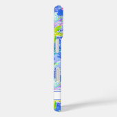 Coques Case-Mate iPhone Watercolor Starfish Monogrammed (Verso / Droite)