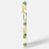 Coques Case-Mate iPhone Watercolor Sunflowers Monogrammed (Verso / Gauche)