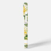 Coques Case-Mate iPhone Watercolor Sunflowers Monogrammed (Verso / Gauche)