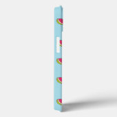 Coques Case-Mate iPhone Watermelon Slices on Teal Pattern (Verso / Droite)