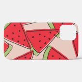 Coques Case-Mate iPhone watermelon slices with pink background seamless pa (Verso (horizontal))