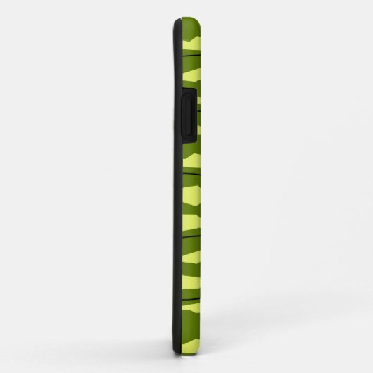 Coques Case-Mate iPhone Watermelon Stripe ovale "Nom" horizontal (Dos/Droite)