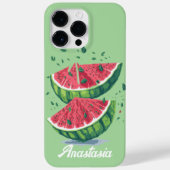 Coques Case-Mate iPhone Watermelon Tropical Fresque Custom Vert et rose (Verso)