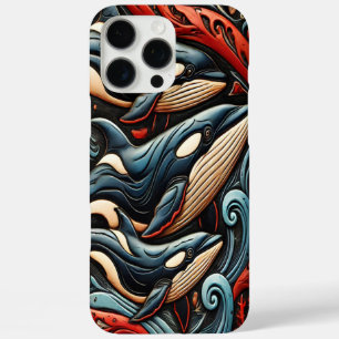 Coques iPhone 16 Pro Max Waves of Wonder : Les baleines en mouvement