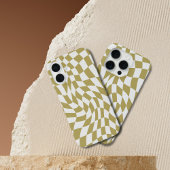 Coques Case-Mate iPhone Wavy Checkerboard Moderne iPhone 16 coques