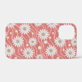 Coques Case-Mate iPhone Wavy Pink Daisies (Verso (horizontal))