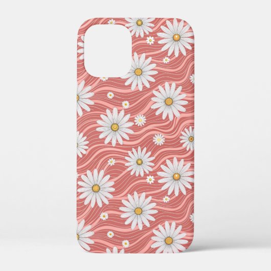 Coques Case-Mate iPhone Wavy Pink Daisies (Verso)