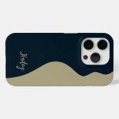 Coques Case-Mate iPhone Wawe Ajouter votre nom à Personnaliser (Verso (horizontal))