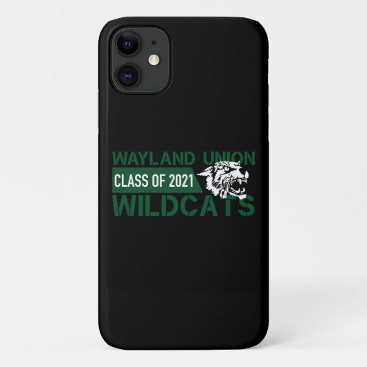 Coques Case-Mate iPhone Wayland Union Wildcats #3 (Dos)