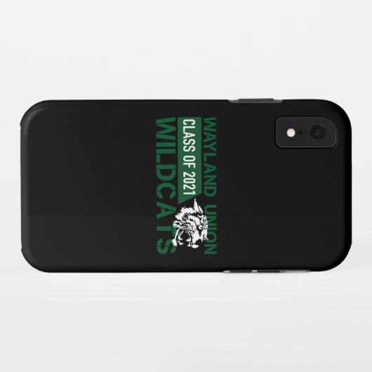 Coques Case-Mate iPhone Wayland Union Wildcats #3 (Dos (Horizontal))