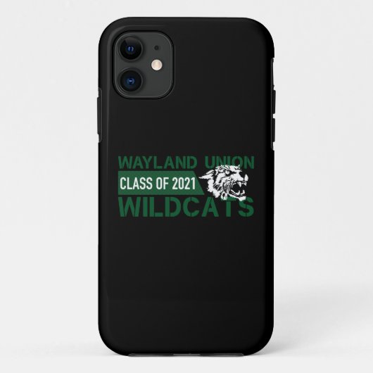 Coques Case-Mate iPhone Wayland Union Wildcats #3 (Dos)