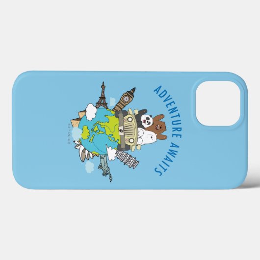 Coques Case-Mate iPhone We Bare Bears - Adventure Await (Verso (horizontal))