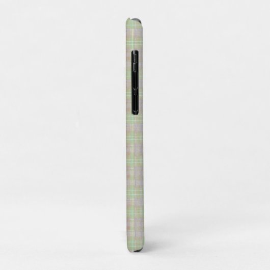 Coques Case-Mate iPhone Weathered Neutral Sage Plaid (Dos/Gauche)