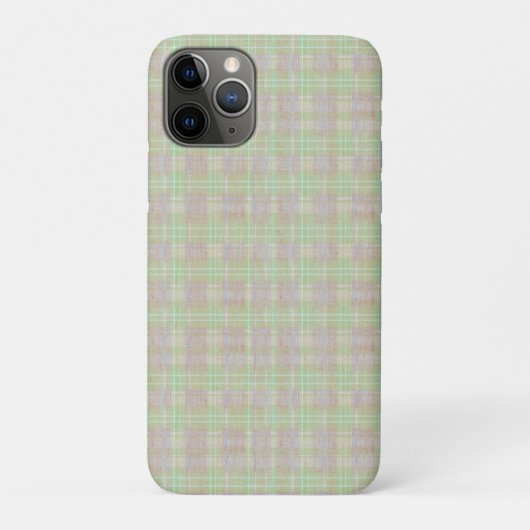 Coques Case-Mate iPhone Weathered Neutral Sage Plaid (Dos)
