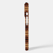 Coques Case-Mate iPhone Weathered Wood Planks Diamond Pattern Mixed Media (Verso / Gauche)