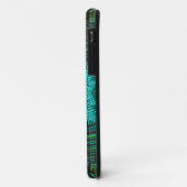 Coques Case-Mate iPhone Weaver Mandala bleu et vert (Dos/Gauche)