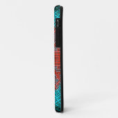 Coques Case-Mate iPhone Weaver Mandala rouge et bleu (Dos/Gauche)
