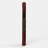 Coques Case-Mate iPhone Weaver Mandala rouge et vert (Dos/Droite)