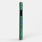 Coques Case-Mate iPhone Weaver Mandala Vert et Bleu (Dos/Droite)