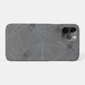Coques Case-Mate iPhone Web et citrouilles d'araignées d'Halloween (Dos (Horizontal))