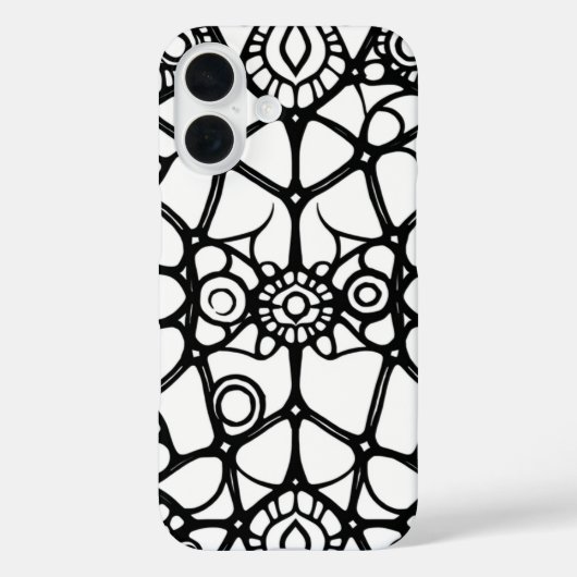 Coques Case-Mate iPhone Web of Wonder : Un Doodle fascinant (Verso)