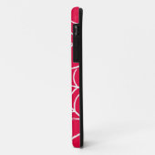 Coques Case-Mate iPhone Web rose (Dos/Gauche)