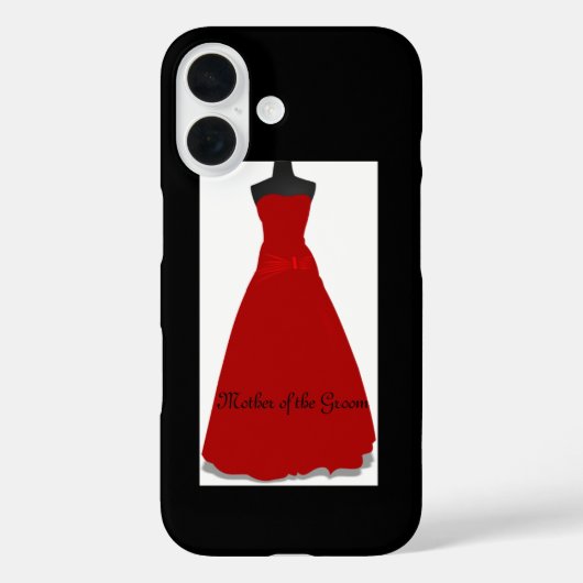 Coques Case-Mate iPhone Wedding Dress Mother of the Groom (Verso)