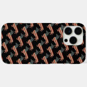 Coques Case-Mate iPhone Weenie Le Peuple Dachshund 4 juillet (Verso (horizontal))