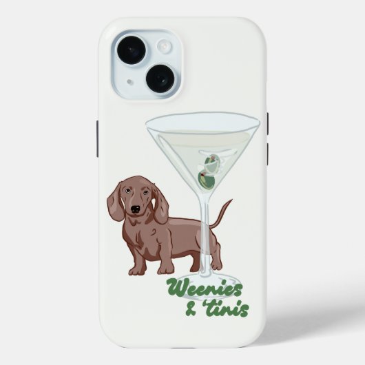 Coques Case-Mate iPhone Weenies & Martinis (Verso)
