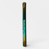 Coques Case-Mate iPhone Weer Mandala bleu et jaune (Dos/Gauche)