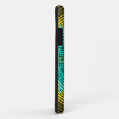 Coques Case-Mate iPhone Weer Mandala bleu et jaune (Dos/Droite)