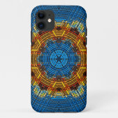 Coques Case-Mate iPhone Weer Mandala bleu jaune et rouge (Dos)