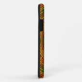 Coques Case-Mate iPhone Weer Mandala jaune orange et vert (Dos/Droite)