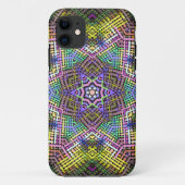 Coques Case-Mate iPhone Weer Mandala jaune rose et vert (Dos)