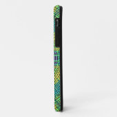Coques Case-Mate iPhone Weer Mandala jaune vert et bleu (Dos/Gauche)