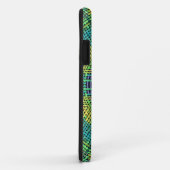 Coques Case-Mate iPhone Weer Mandala jaune vert et bleu (Dos/Droite)