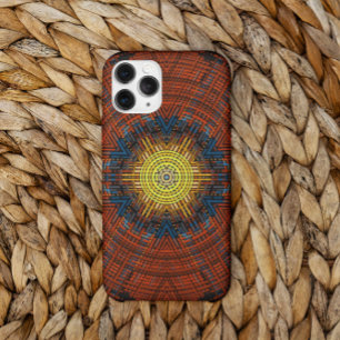 Case-Mate iPhone Case Weer Mandala orange jaune et bleu