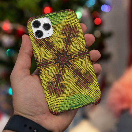 Coques Case-Mate iPhone Weer Mandala rouge jaune et vert