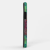 Coques Case-Mate iPhone Weer Mandala Vert Bleu et Rouge (Dos/Droite)