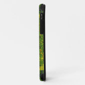 Coques Case-Mate iPhone Weer Mandala vert jaune et noir (Dos/Gauche)