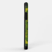 Coques Case-Mate iPhone Weer Mandala vert jaune et noir (Dos/Droite)