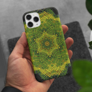Case-Mate iPhone Case Weer Mandala vert jaune et noir